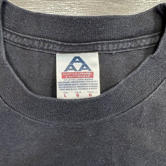 Vintage Carlos Santana Let The Music Set You Free Y2K T Shirt Sixe XL Tour Black - Picture 4 of 7